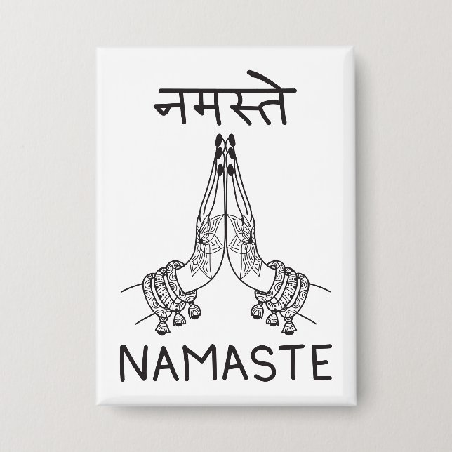 Namaste Button (Vorderseite)