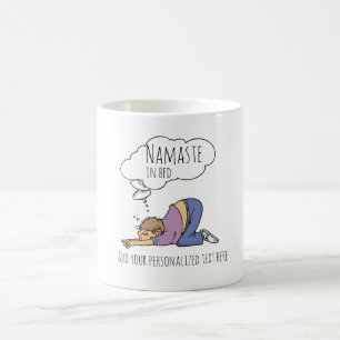 NAMASTE DANS LE LIT Funny Yoga MUG Pour Hommes Per