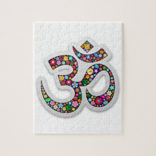 Namaste Floral Yoga-Symbol