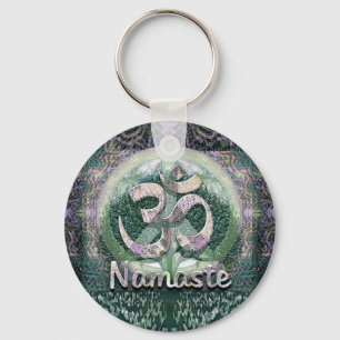 Namaste Friedenssymbol Schlüsselanhänger
