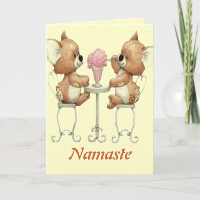 Namaste Friend Card Karte (Vorderseite)