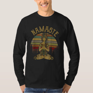 Namaste Gautama Buddha Buddhist Zen Buddhismus Med T-Shirt