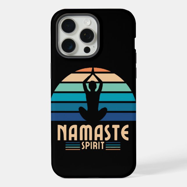 Namaste Geist iPhone 15 Pro Max Hülle (Rückseite)
