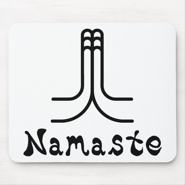 Namaste Geschenk Mousepad (Vorne)