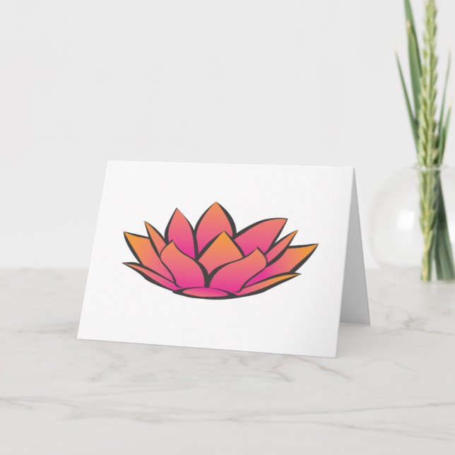 Namaste Grußkarte Feiertagskarte (Vorderseite)