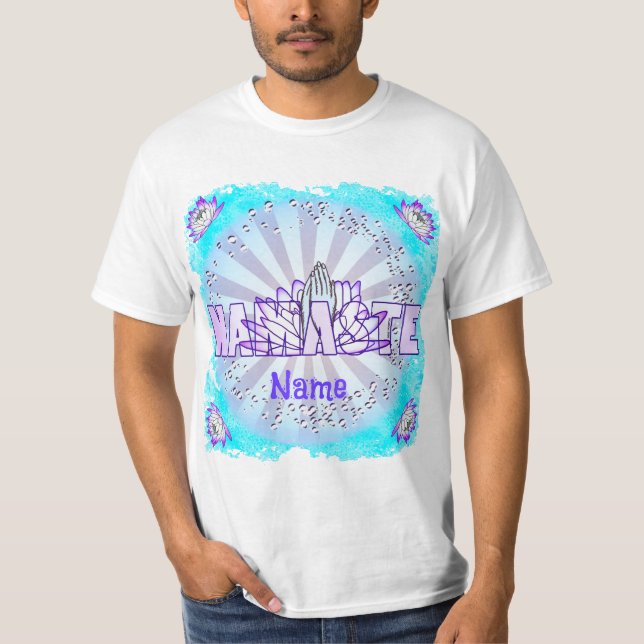 Namaste Hände T-Shirt (Vorderseite)