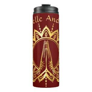 Namaste Hands Bouteille d'eau de voyage