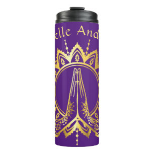 Namaste Hands Flasche für Reisegewässer