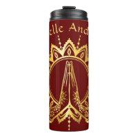 Namaste Hands Flasche für Reisegewässer