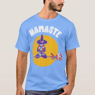 Namaste Hexe Halloween Yoga Halloween Asanas für T-Shirt