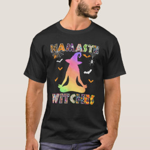 Namaste Hexen Halloween Kostüm Yoga Posen Lover T-Shirt