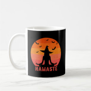 Namaste Hexen Halloween Yoga Hexe Kaffeetasse