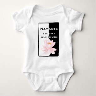 Namaste - Ich beuge mich demütig vor Ihnen Baby Strampler