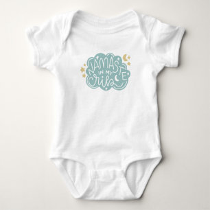 Namaste in meinem Krippe onsie Baby Strampler