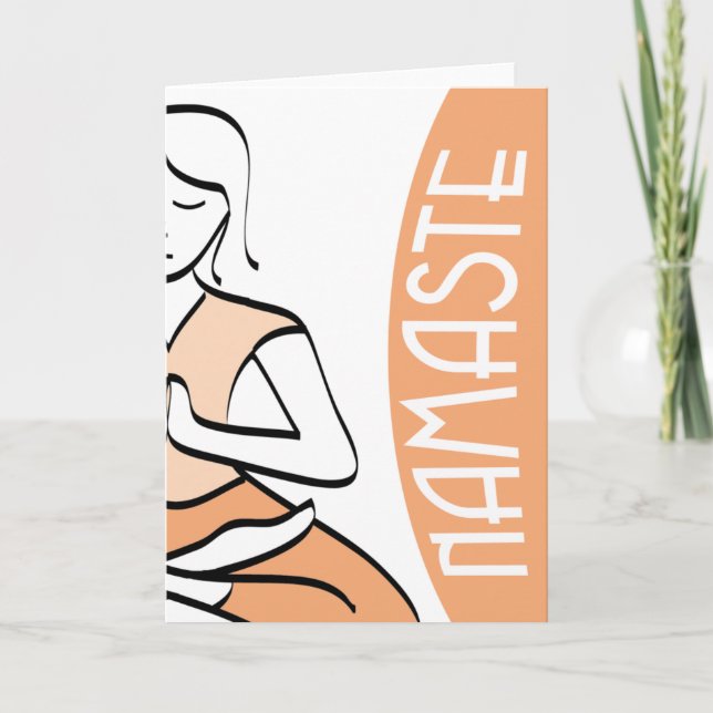 Namaste Karte (Vorderseite)