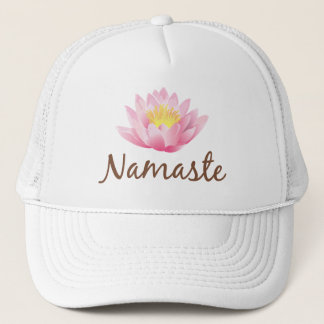 Namaste Lotos-Blumen-Yoga Truckerkappe