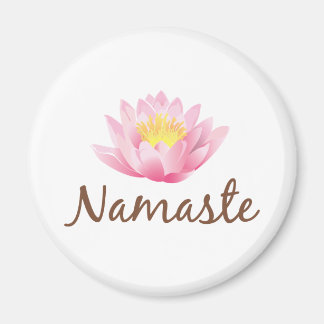 Namaste Lotus Blume Yoga Magnet
