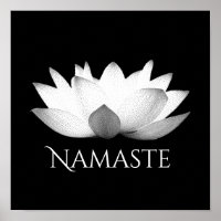 Namaste Lotus Blume Yoga
