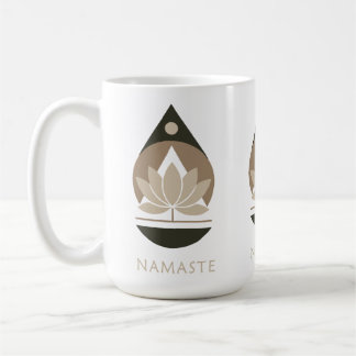 Namaste Lotus Tasse – achtsames Yoga-Geschenk