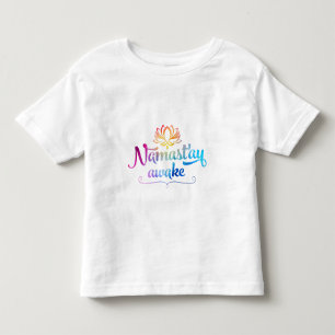 Namaste lustiges Zitat-Kleinkind-T-Shirt Kleinkind T-shirt