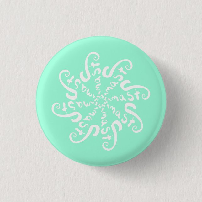 Namaste Mandala Button (Vorderseite)