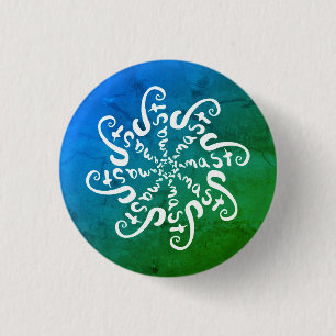 Namaste Mandala Button