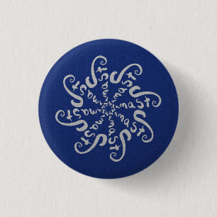 Namaste Mandala Button