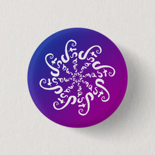 Namaste Mandala Button