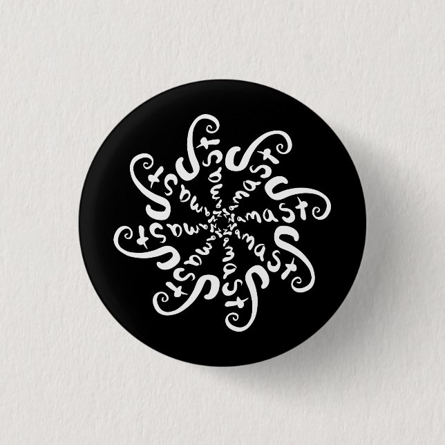 Namaste Mandala - Customizable! Button (Vorderseite)
