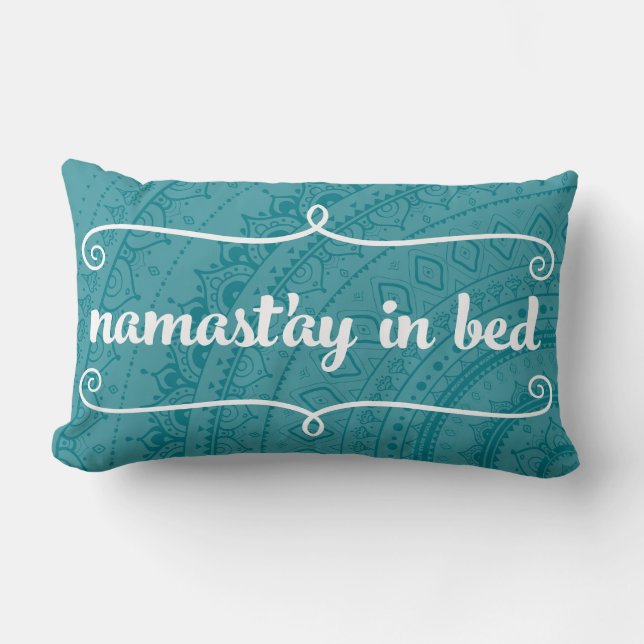 Namaste Mandala Funny Citation Coussin PERSONNALIS (Recto)
