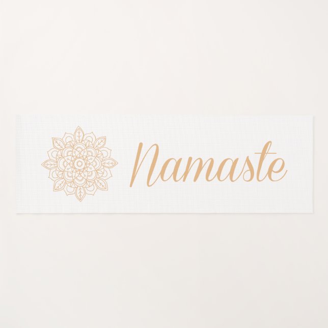 Namaste Mandala Yogamatte (Vorderseite (Horizontal))