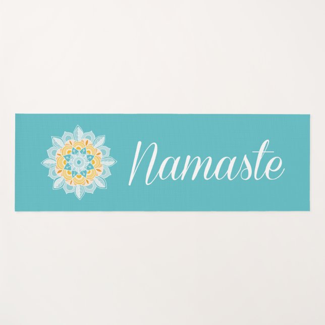 Namaste Mandala Yogamatte (Vorderseite (Horizontal))