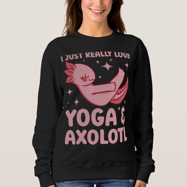 Namaste Meditation Fitness I einfach wirklich Lieb Sweatshirt (Vorderseite)