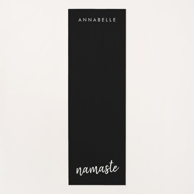 Namaste | Moderne Bezeichnung spirituelle Meditati Yogamatte (Vorderseite)