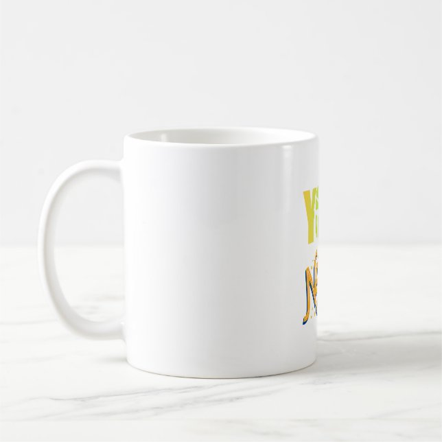 Namaste Moderne Spirituelle Meditation Yoga Kaffeetasse (Links)