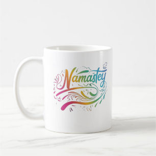 Namaste Moderne spirituelle Meditation Yoga Kaffeetasse