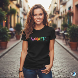 Namaste Moderne Spirituelle Meditation Yoga T - T-Shirt