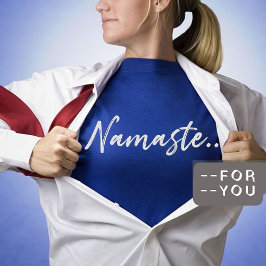 Namaste | Moderne Spirituelle Meditation Yoga T -  T-Shirt