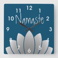 Namaste modernes Lotus mit Blumen