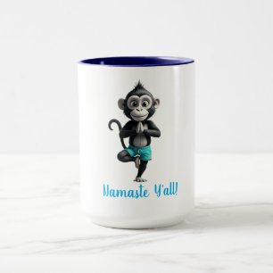 Namaste Monkey Yoga Tasse
