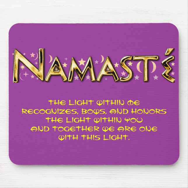 Namasté Mousepad (Vorne)