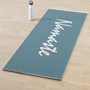 Namaste Muster Fitness Yoga Übung Blue Green Yogamatte