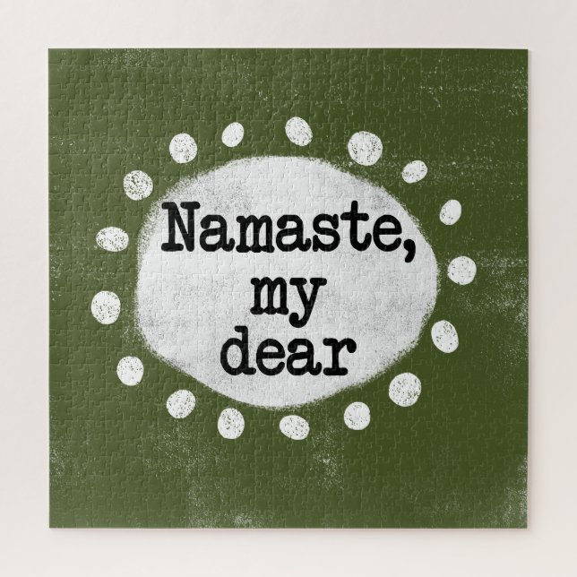Namaste My Dear - Green Jigsaw Puzzle (Vertikal)