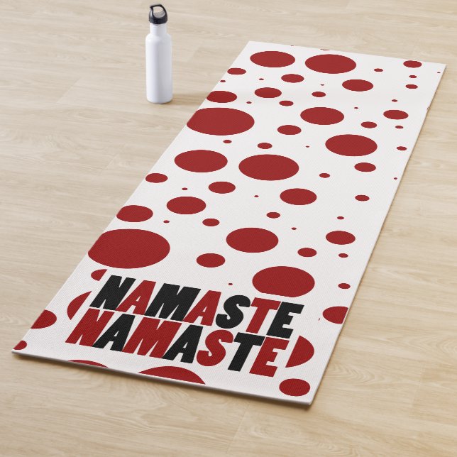 Namaste Namaste Typografie Yogamatte (Beispiel)