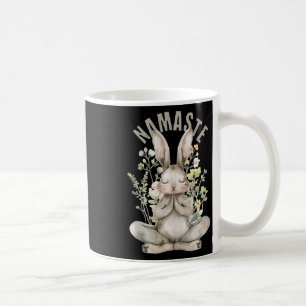 Namaste Oaster Rabbit Zen Yoga Inner Peace Spiritu Kaffeetasse