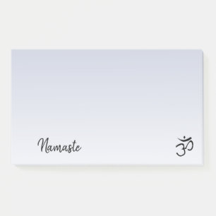 Namaste Om Symbol Pale Lila Yoga Studio  Post-it Klebezettel