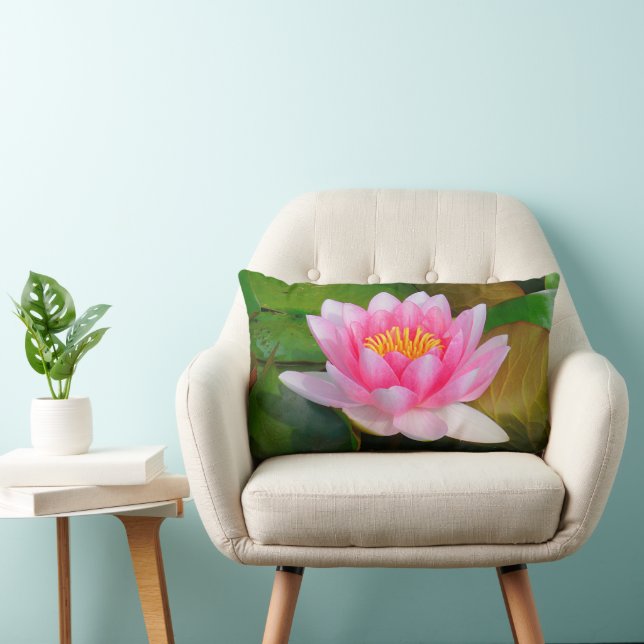 "NAMASTE-PINK WASSER LILY" (FOTOG) LENDENKISSEN (Stuhl )