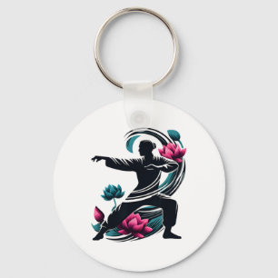 Namaste Positivität Spirituelles Design Qigong Her Schlüsselanhänger