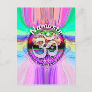 Namaste Postkarte