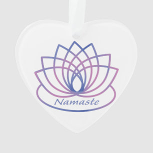 Namaste Purple et Pink Lotus Flower